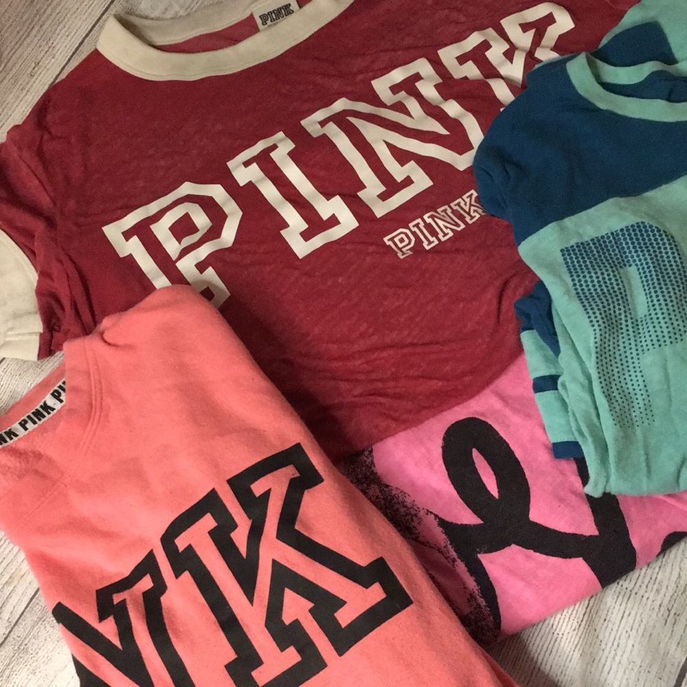 VS Pink Lot of 4 Shirts